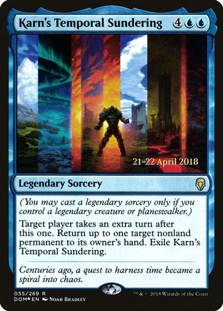 Karn's Temporal Sundering [Dominaria Promos] | Mindsight Gaming