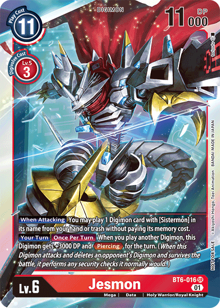 Jesmon [BT6-016] (Event Pack 2) [Promotional Cards] | Mindsight Gaming