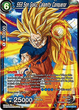 SS3 Son Goku, Calamity Conqueror (BT14-035) [Cross Spirits] | Mindsight Gaming