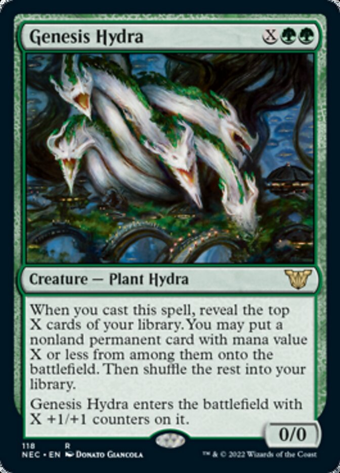 Genesis Hydra [Kamigawa: Neon Dynasty Commander] | Mindsight Gaming