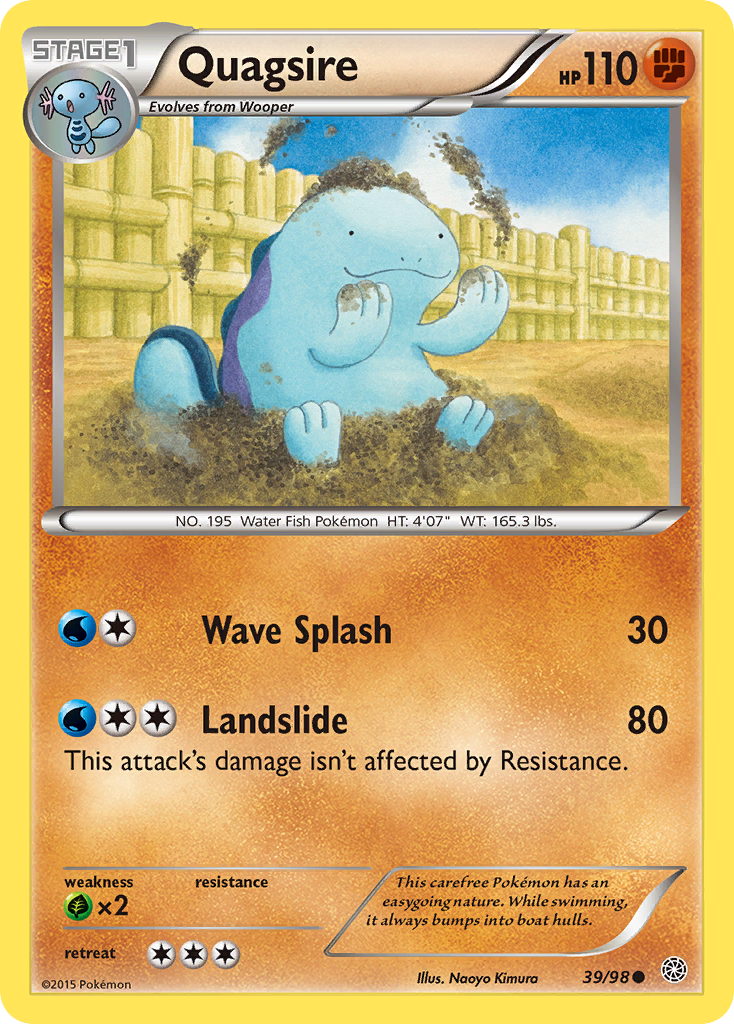 Quagsire (39/98) [XY: Ancient Origins] | Mindsight Gaming