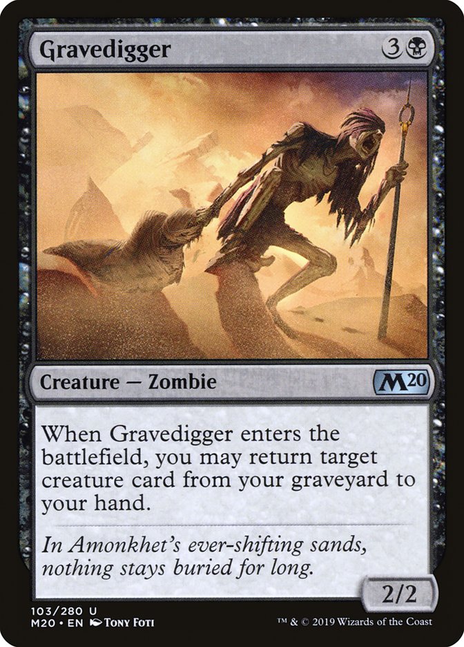 Gravedigger [Core Set 2020] | Mindsight Gaming