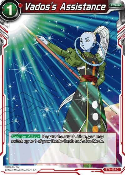 Vados's Assistance (Reprint) (BT1-025) [Battle Evolution Booster] | Mindsight Gaming