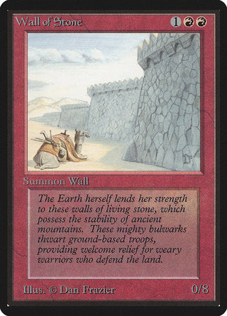 Wall of Stone [Limited Edition Beta] | Mindsight Gaming