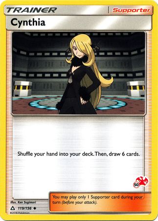 Cynthia (119/156) (Charizard Stamp #50) [Battle Academy 2020] | Mindsight Gaming