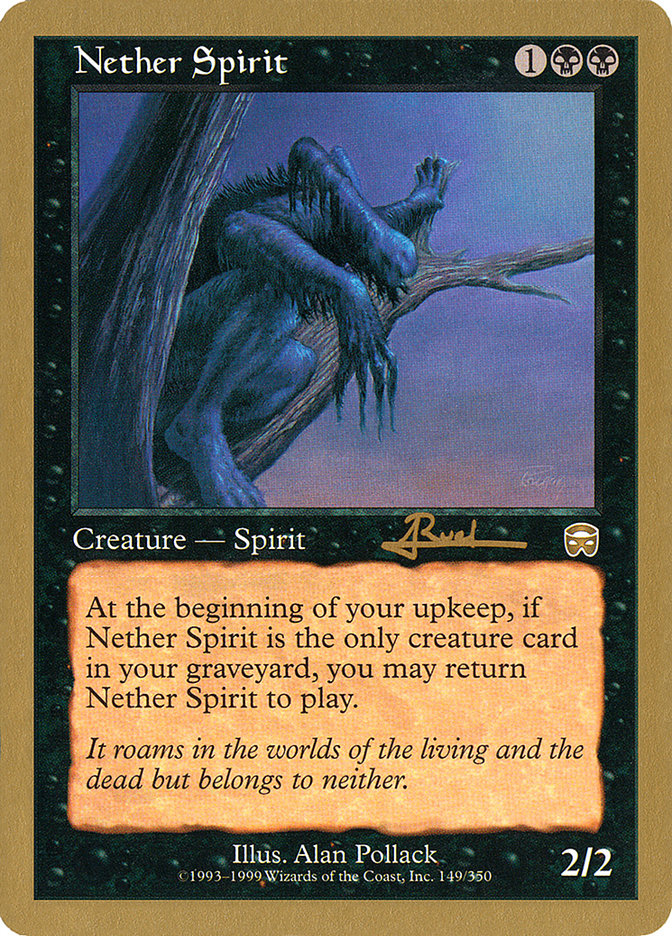 Nether Spirit (Antoine Ruel) [World Championship Decks 2001] | Mindsight Gaming