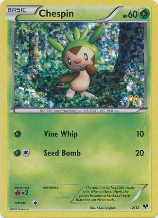 Chespin (2/12) [McDonald's Promos: 2014 Collection] | Mindsight Gaming