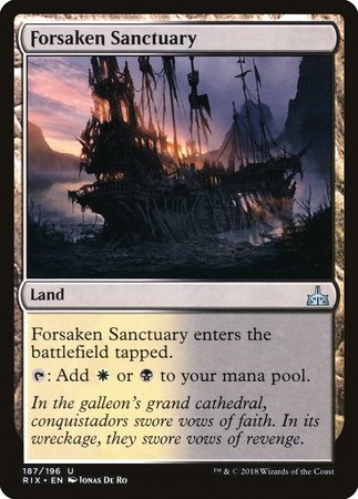 Forsaken Sanctuary [Rivals of Ixalan] | Mindsight Gaming