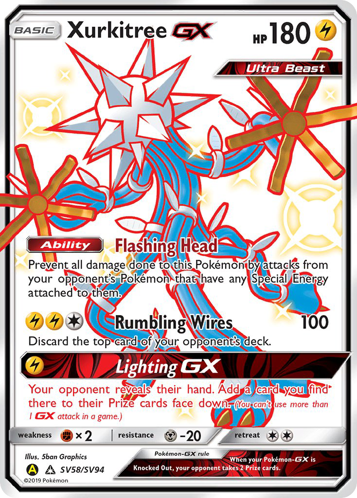 Xurkitree GX (SV58/SV94) [Sun & Moon: Hidden Fates - Shiny Vault] | Mindsight Gaming