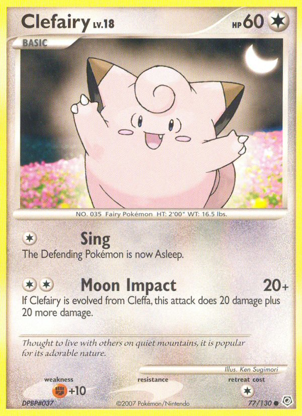 Clefairy (77/130) [Diamond & Pearl: Base Set] | Mindsight Gaming