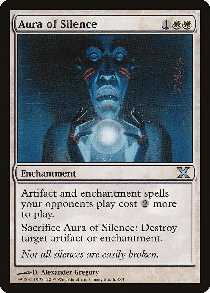 Aura of Silence [Tenth Edition] | Mindsight Gaming