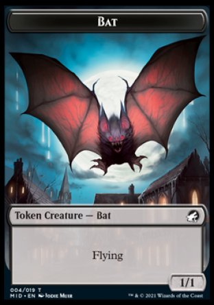 Bat Token [Innistrad: Midnight Hunt Tokens] | Mindsight Gaming