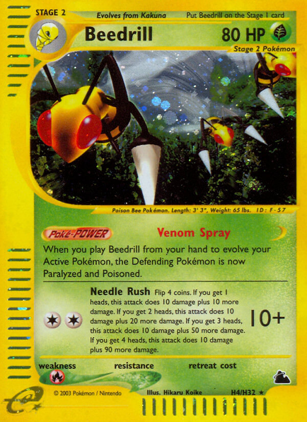 Beedrill (H4/H32) [Skyridge] | Mindsight Gaming