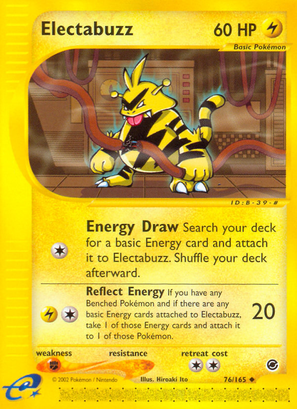 Electabuzz (76/165) [Expedition: Base Set] | Mindsight Gaming