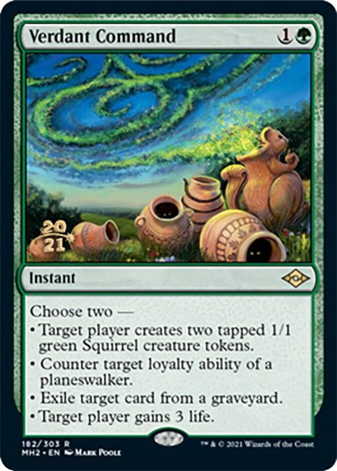 Verdant Command [Modern Horizons 2 Prerelease Promos] | Mindsight Gaming