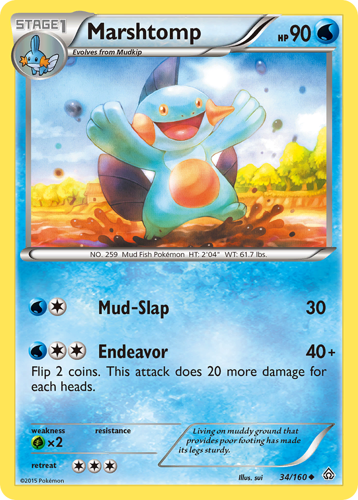 Marshtomp (34/160) [XY: Primal Clash] | Mindsight Gaming