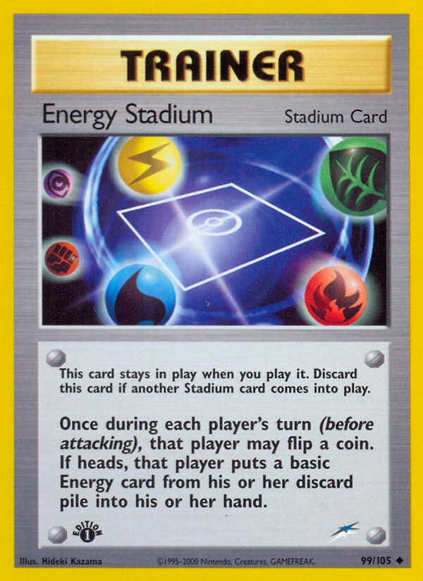 Energy Stadium (99/105) [Neo Destiny 1st Edition] | Mindsight Gaming