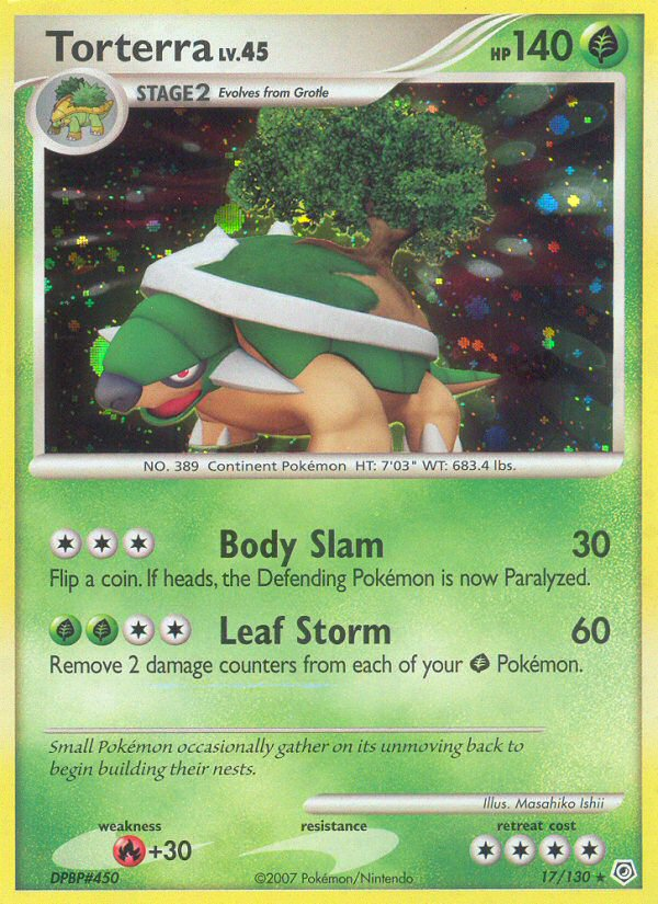 Torterra (17/130) [Diamond & Pearl: Base Set] | Mindsight Gaming