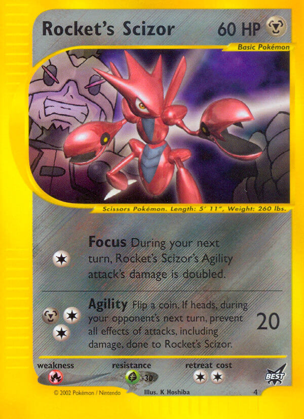 Rocket's Scizor (4) [Best of Promos] | Mindsight Gaming