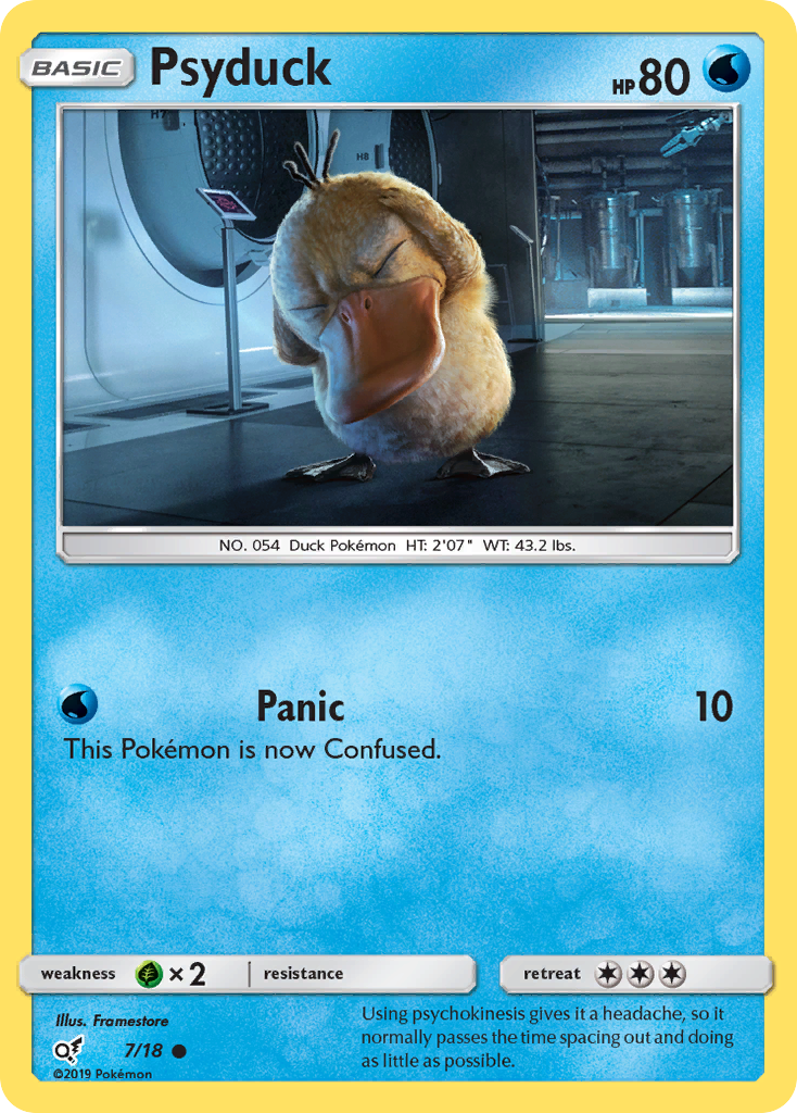 Psyduck (7/18) [Sun & Moon: Detective Pikachu] | Mindsight Gaming