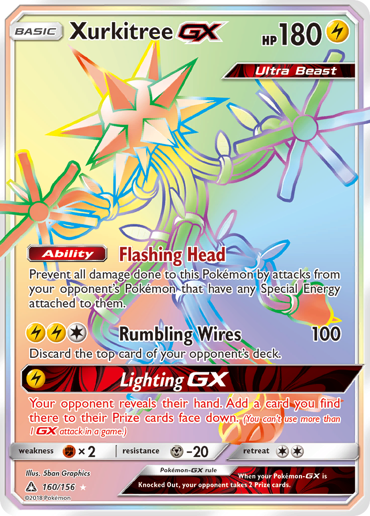 Xurkitree GX (160/156) [Sun & Moon: Ultra Prism] | Mindsight Gaming