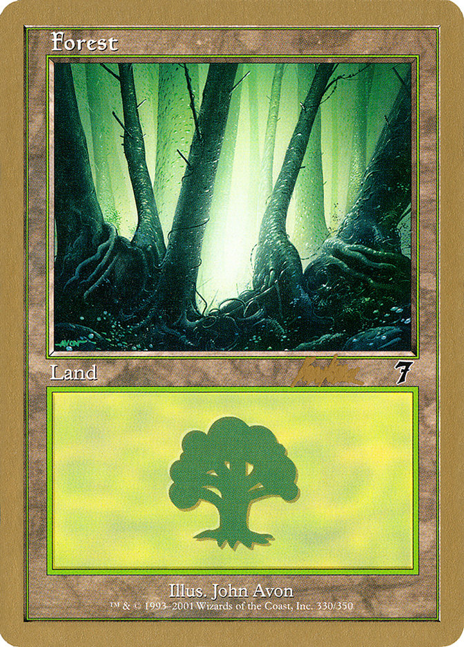 Forest (bk330) (Brian Kibler) [World Championship Decks 2002] | Mindsight Gaming