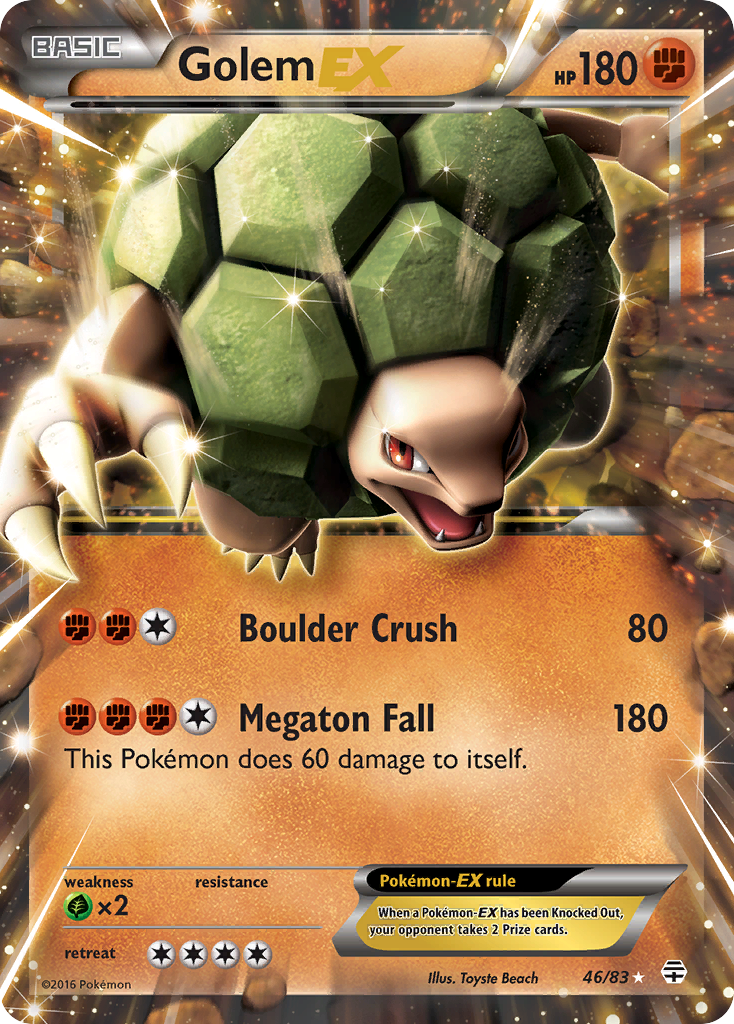 Golem EX (46/83) [XY: Generations] | Mindsight Gaming