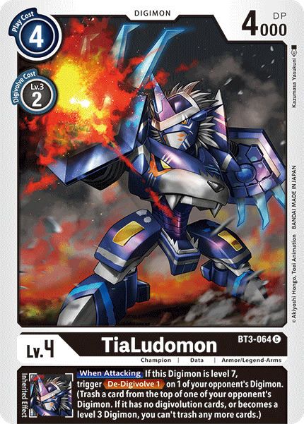 TiaLudomon [BT3-064] [Release Special Booster Ver.1.5] | Mindsight Gaming