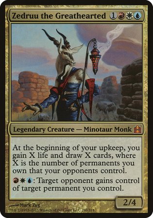 Zedruu the Greathearted (Oversized) [Commander 2011 Oversized] | Mindsight Gaming