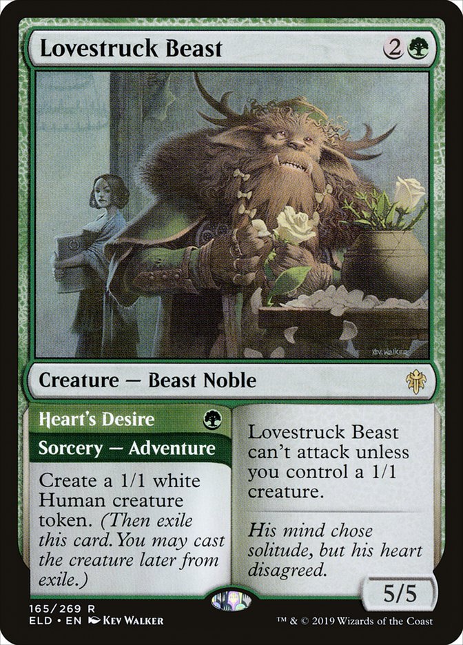 Lovestruck Beast // Heart's Desire [Throne of Eldraine] | Mindsight Gaming