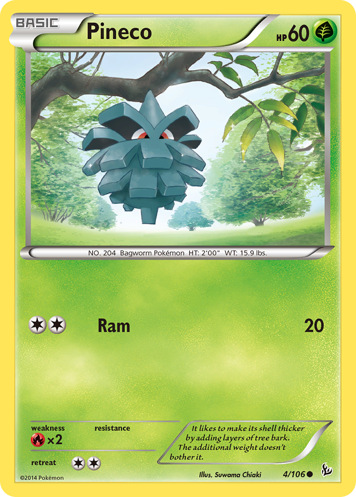 Pineco (4/106) [XY: Flashfire] | Mindsight Gaming