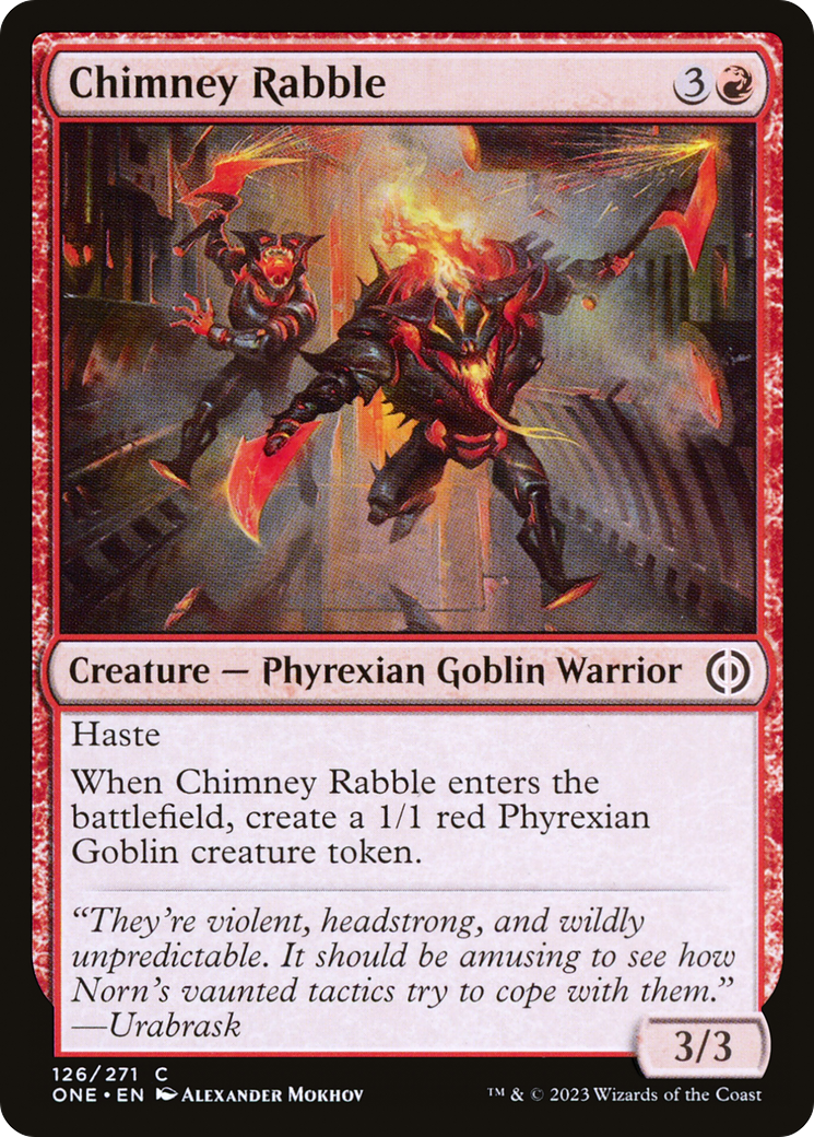 Chimney Rabble [Phyrexia: All Will Be One] | Mindsight Gaming