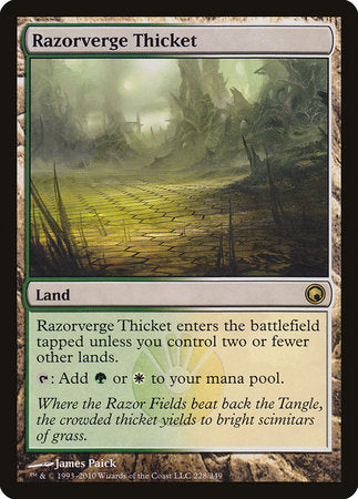 Razorverge Thicket [Scars of Mirrodin] | Mindsight Gaming