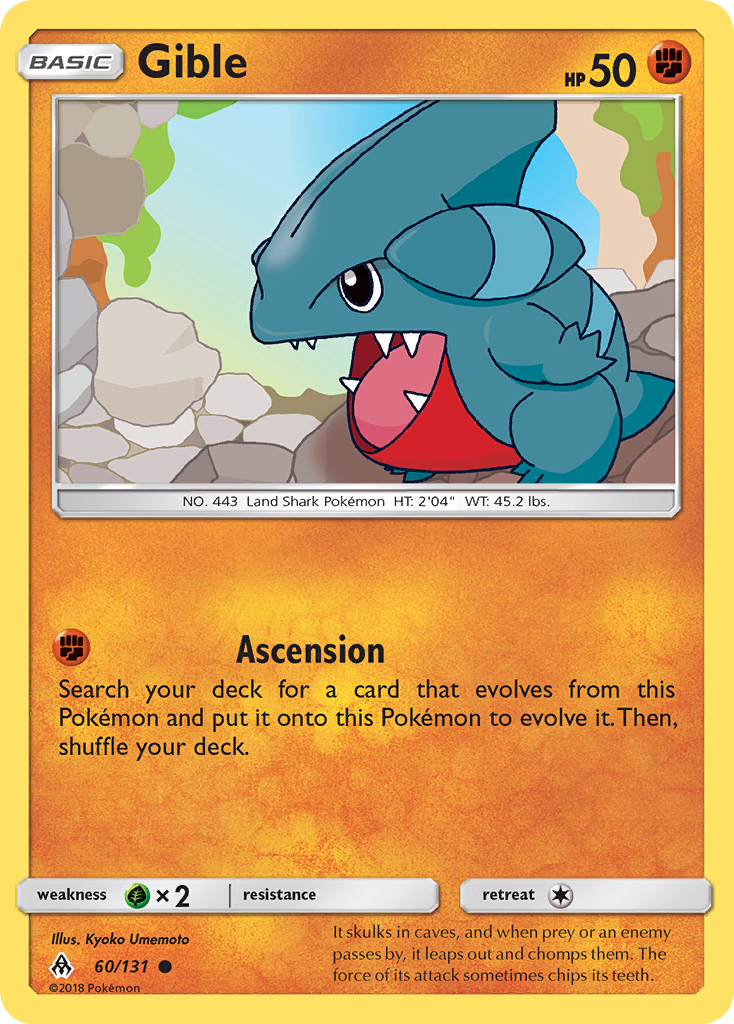 Gible (60/131) [Sun & Moon: Forbidden Light] | Mindsight Gaming