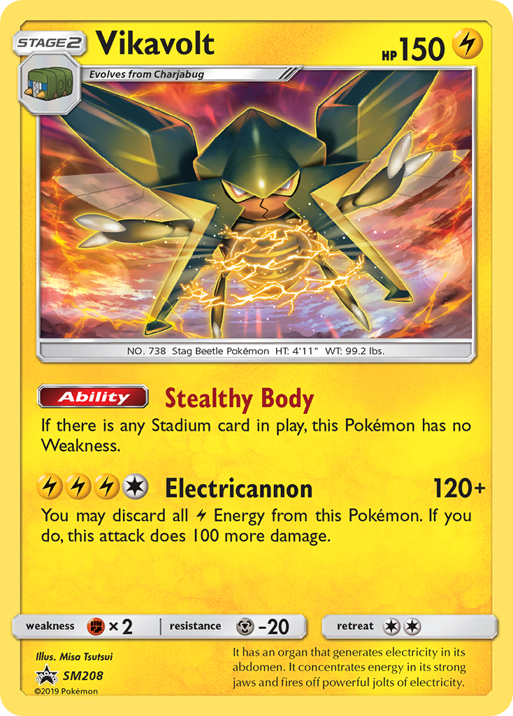 Vikavolt (SM208) [Sun & Moon: Black Star Promos] | Mindsight Gaming