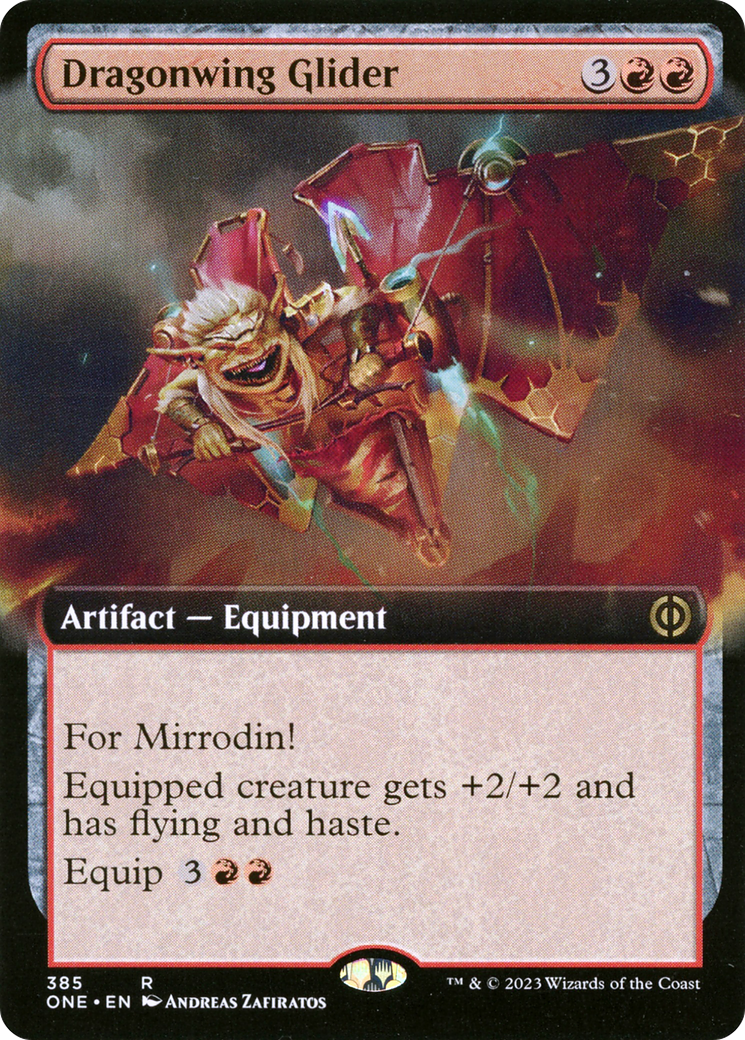 Dragonwing Glider (Extended Art) [Phyrexia: All Will Be One] | Mindsight Gaming