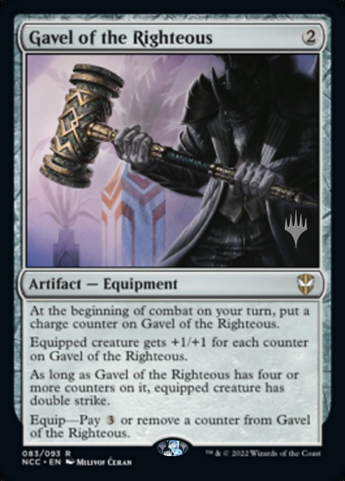 Gavel of the Righteous (Promo Pack) [Streets of New Capenna Commander Promos] | Mindsight Gaming