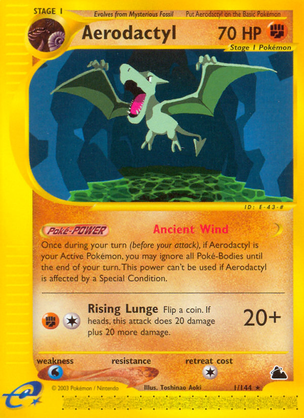 Aerodactyl (1/144) [Skyridge] | Mindsight Gaming