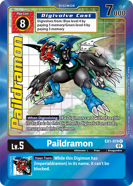 Paildramon [EX1-019] (Alternate Art) [Classic Collection] | Mindsight Gaming