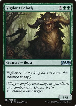 Vigilant Baloth [Core Set 2019] | Mindsight Gaming