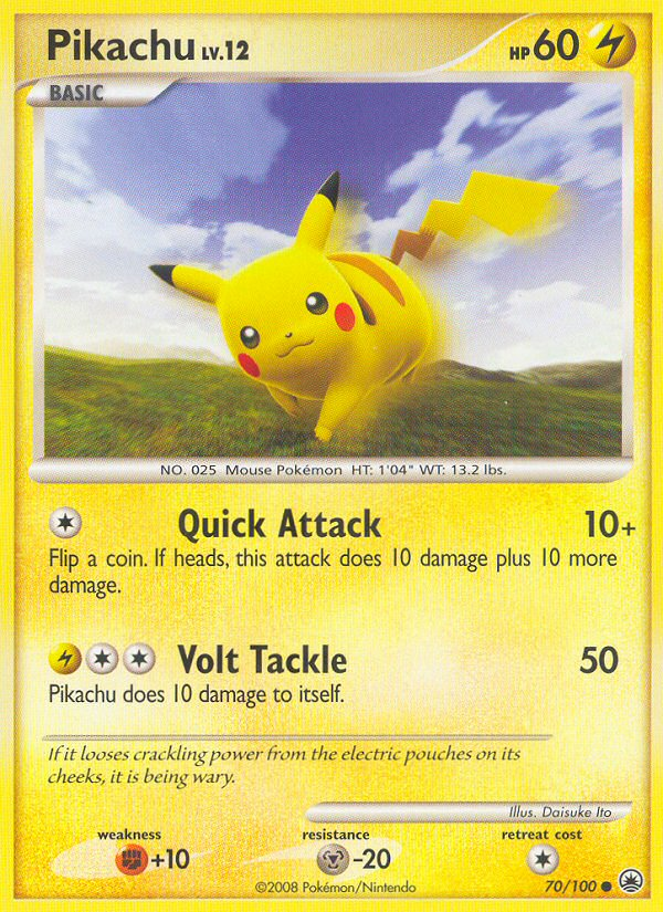 Pikachu (70/100) [Diamond & Pearl: Majestic Dawn] | Mindsight Gaming