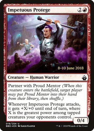 Impetuous Protege [Battlebond Promos] | Mindsight Gaming