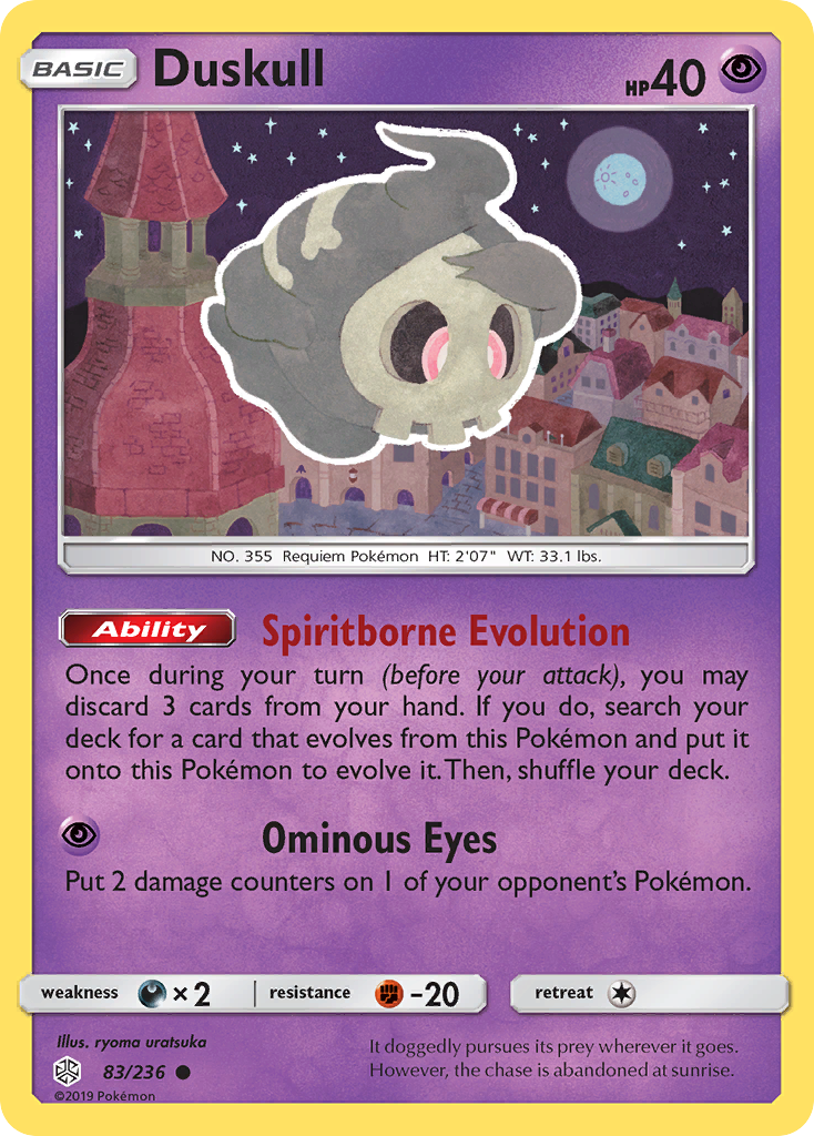 Duskull (83/236) [Sun & Moon: Cosmic Eclipse] | Mindsight Gaming