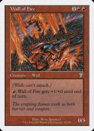 Wall of Fire [Seventh Edition] | Mindsight Gaming