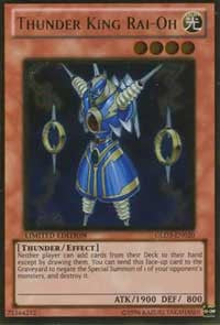 Thunder King Rai-Oh [GLD3-EN020] Gold Rare | Mindsight Gaming