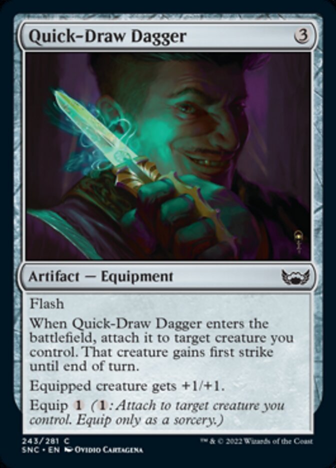 Quick-Draw Dagger [Streets of New Capenna] | Mindsight Gaming