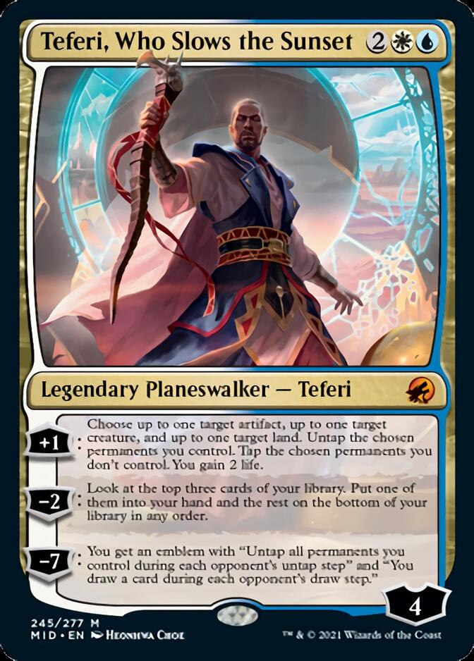 Teferi, Who Slows the Sunset [Innistrad: Midnight Hunt] | Mindsight Gaming