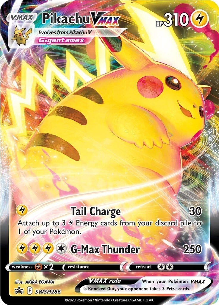 Pikachu VMAX (SWSH286) (Jumbo Card) [Sword & Shield: Black Star Promos] | Mindsight Gaming