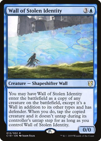 Wall of Stolen Identity [Commander 2019] | Mindsight Gaming