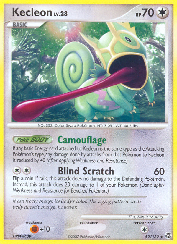 Kecleon (52/132) [Diamond & Pearl: Secret Wonders] | Mindsight Gaming